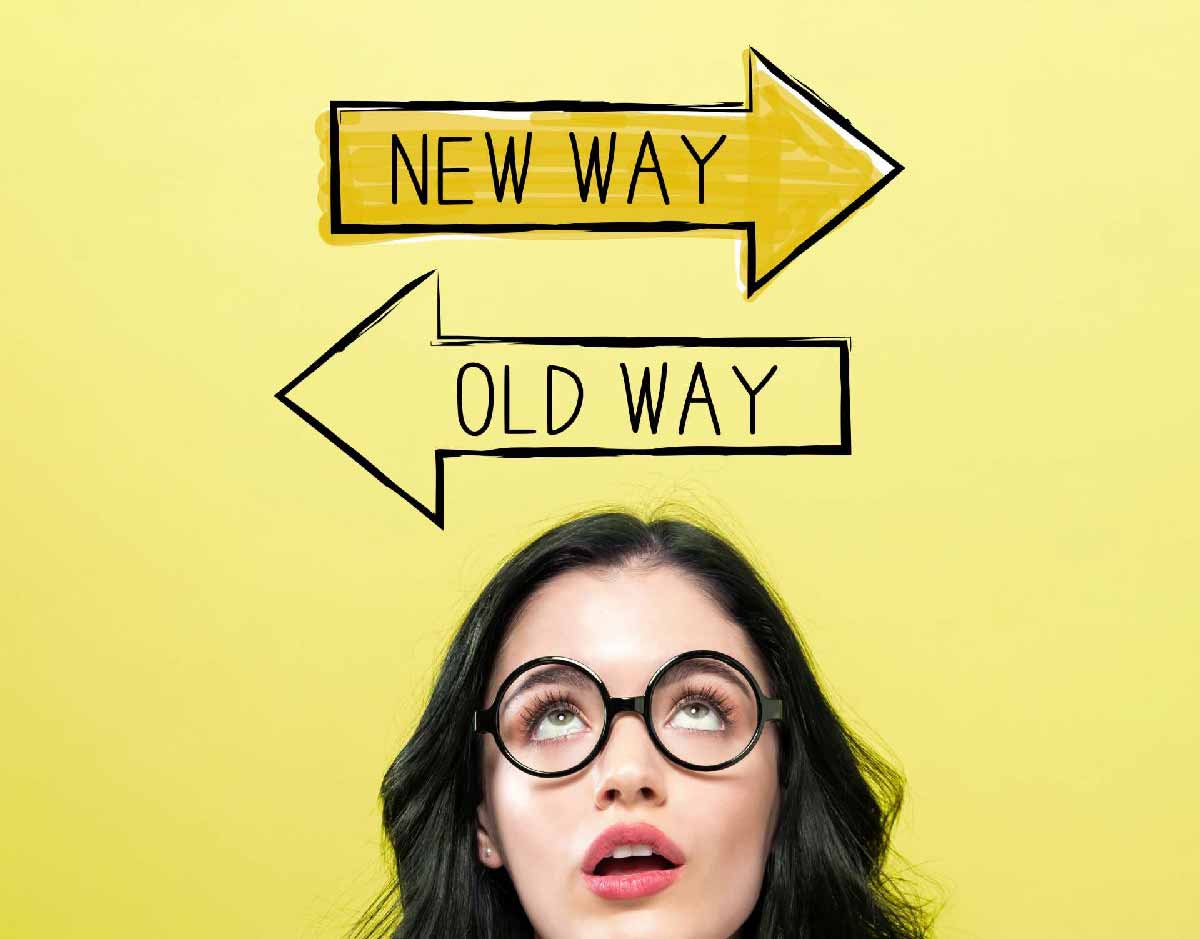 New way, old way