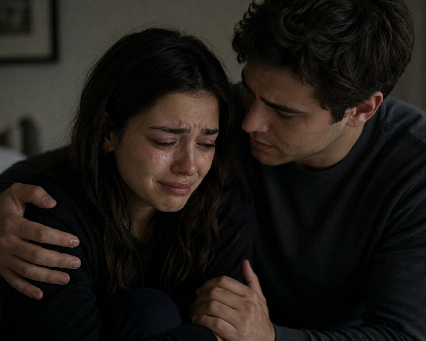 Sad couple